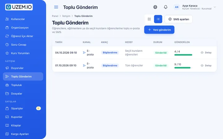 Toplu gönderim