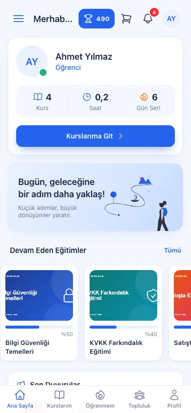 Telefonda öğrenci paneli